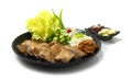 Grilled Pork Belly Samgyeopsal-gui is an extremely popular Korean BBQ Royalty Free Stock Photo