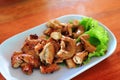 Grilled pork chitterlings