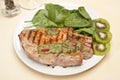 Grilled Pork Chop Royalty Free Stock Photo