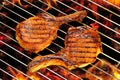 Grilled pork chops Royalty Free Stock Photo