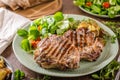 Grilled pork chops Royalty Free Stock Photo