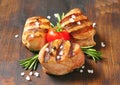 Grilled pork medallions Royalty Free Stock Photo