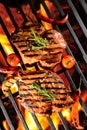 Grilled pork steak Royalty Free Stock Photo