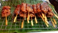 Grilled pork on the stove Royalty Free Stock Photo