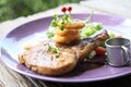 Grilled Porkchop Royalty Free Stock Photo