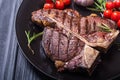 Grilled porterhouse beef steak Royalty Free Stock Photo