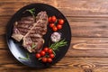 Grilled porterhouse beef steak