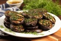 grilled portobello mushrooms with a fresh herb marinade