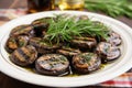 grilled portobello mushrooms with a fresh herb marinade