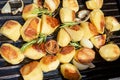 Grilled potatos with rosemary