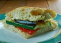 Grilled Ratatouille Muffuletta Sandwich