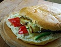 Grilled Ratatouille Muffuletta Sandwich