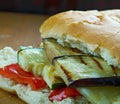 Grilled Ratatouille Muffuletta Sandwich