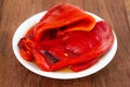 Grilled red pepper Royalty Free Stock Photo