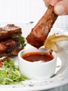 Grilled ribs Royalty Free Stock Photo