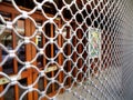 Grilled rolling shutters Royalty Free Stock Photo