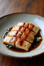 Grilled Saba Fish with Soy Sauce Royalty Free Stock Photo