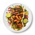 Grilled Salmon Taco With Lime - Bold And Vibrant Dish