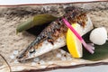 Grilled Sanma Royalty Free Stock Photo