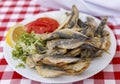 Grilled sardines Royalty Free Stock Photo