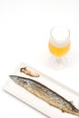 Grilled saury Royalty Free Stock Photo