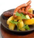 grilled sausage platter