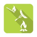 Grilled sausager icon