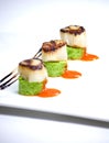 Grilled scallop St.Jacques