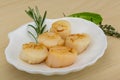 Grilled scallops