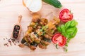 Grilled Schaschlik Royalty Free Stock Photo