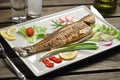 Grilled seabass