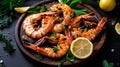 Grilled Shrimp Delight - Generative AI