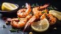 Grilled Shrimp Delight - Generative AI