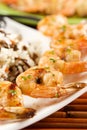 Grilled shrimps Royalty Free Stock Photo