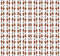 Grilled shrimps and forks tile seamless photo repeat pattern