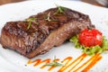 Grilled sirloin steak Royalty Free Stock Photo