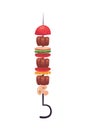 grilled skewer icon