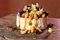 Grilled soft brie / Camembert cheese Royalty Free Stock Photo