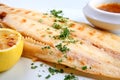 Grilled sole fish Royalty Free Stock Photo