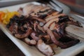 Grilled Squid Royalty Free Stock Photo
