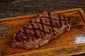 Grilled strip loin steak