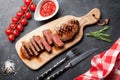 Grilled striploin steak