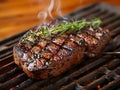 Grilled striploin steak Royalty Free Stock Photo