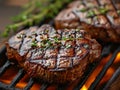 Grilled striploin steak Royalty Free Stock Photo