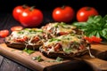 grilled stuffed portobello mushrooms filled with cheese