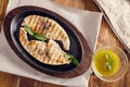 Grilled swordfish Royalty Free Stock Photo