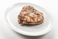 Grilled t-bone chop of pork Royalty Free Stock Photo