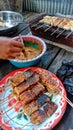 Grilled tempeh
