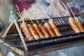 Grilled Thai sausages
