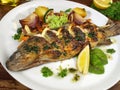 Grilled Trout with Potatos